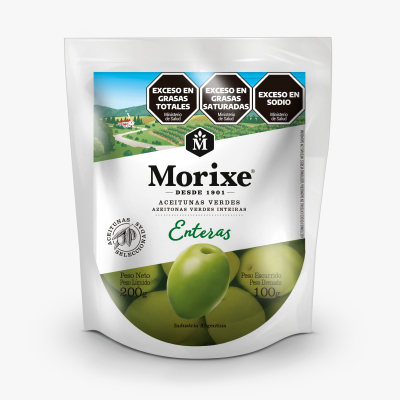 Aceituna Morixe Verdes Doyspack 16U X 200 Grs