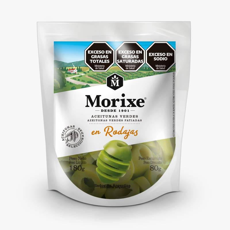 Aceituna Morixe Verdes Rodajas 16U X 180 Grs
