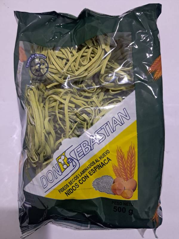 Fideos Nido Espinaca N2 10Ux500Grs