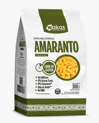 Fideos Wakas Amaranto 12Ux300 Grs