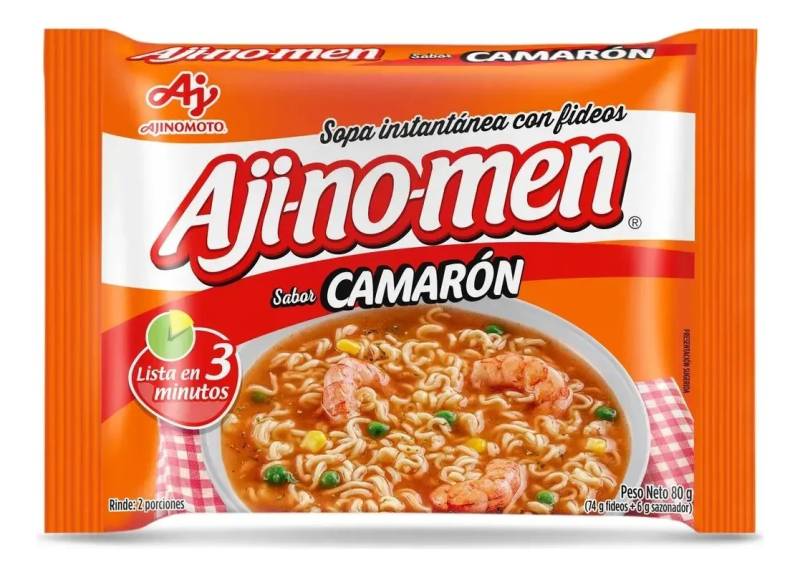 Ramen Sabor Camaron Ajinomen 24X80 Grs