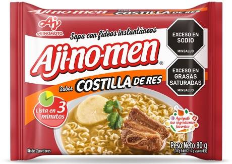 Ramen Costilla De Carne Ajinomen 24X80