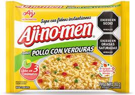 Ramen Pollo Con Verduras Ajinomen 24X8