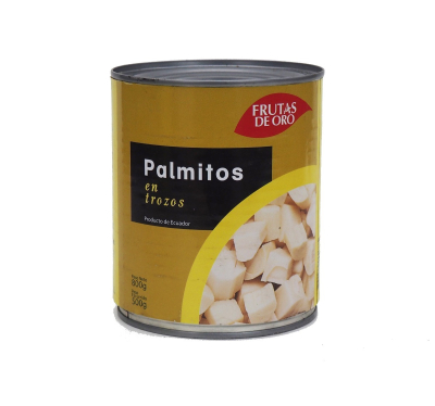 Palmitos En Trozo Fruta De Oro 6U X 400G