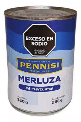Merluza Pennisi Al Natural 4X6X380Grs