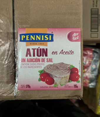 Atun Pennisi Ace S/Sal 8X6X170Grs       