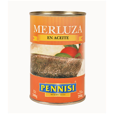 Merluza Pennisi Aceite 4X6X380G