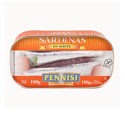 Sardinas Pennisi 5X10X160 Grs           