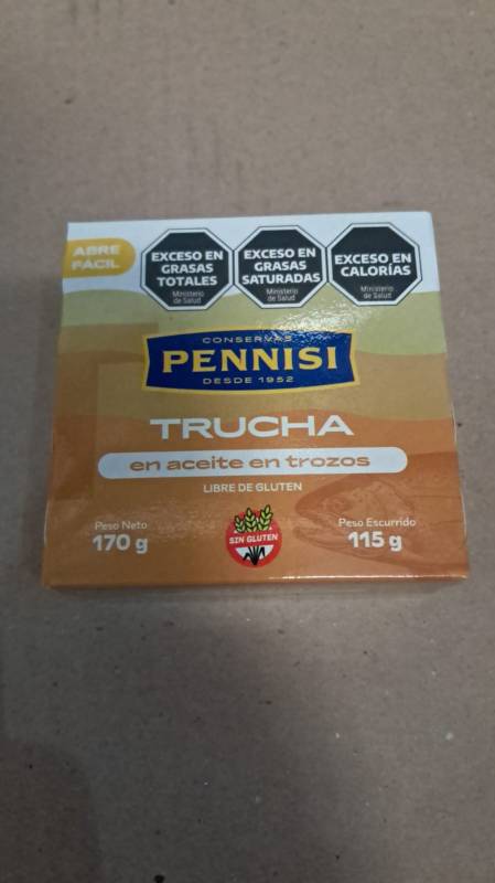 Trucha Pennisi Aceite 48Ux170Grs