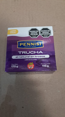Trucha Pennisi Natural 48Ux170Grs