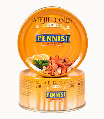 Mejillones Pennisi Nat 8X6X170Grs       