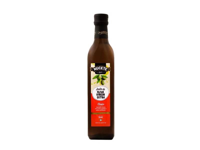 Aceite De Oliva Botella Extra Virgen Nucete Clasico 12Ux500Cc