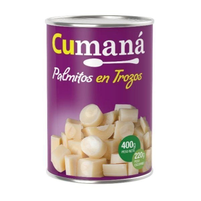 Palmitos Trozos Cumana 24U X 396G