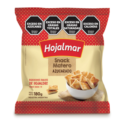 Hojalmar Snack Matero Dulce 18X180 Grs