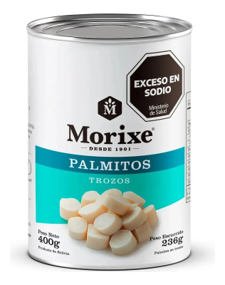 Palmitos En Trozos Morixe 24Ux400 Grs