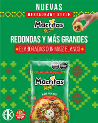 Nachos De Maiz Blanco 16X200 Grs