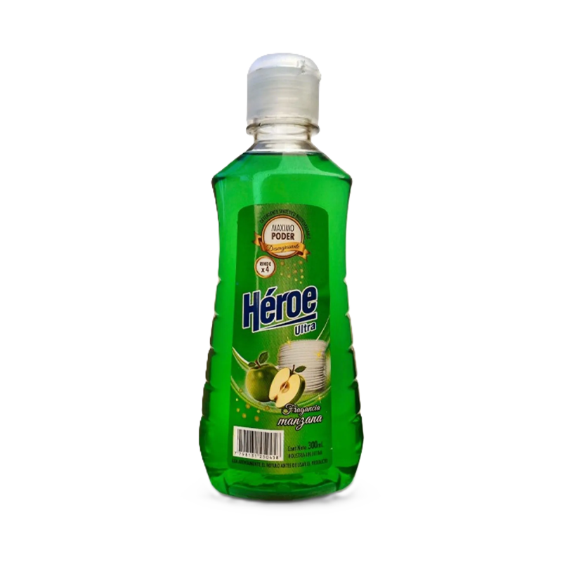 Heroe Detergente Ult Manzana 24X300 Cc
