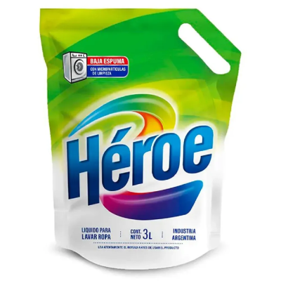 Heroe Jabon Liq Ropa 4Ux3L Dp